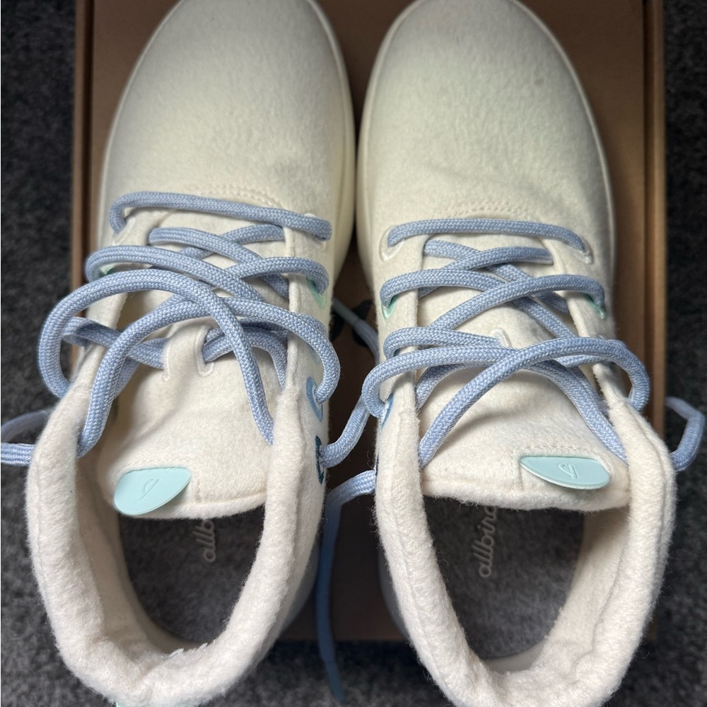 Allbirds Women’s Wool Runner-Up Mizzle - Frost White - Picture 4 of 5